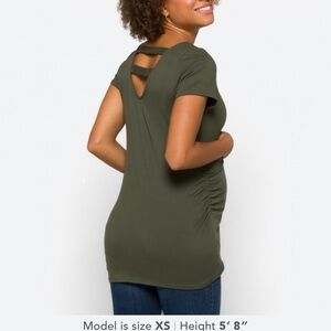 Maternity knit top